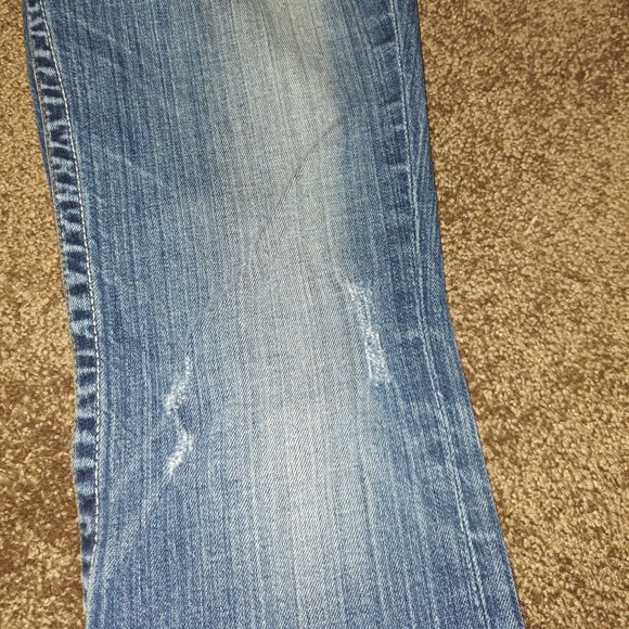Big Star Women's Maddie Boot Cut Mid Rise Fit Distressed Jeans size 26 R - Picture 11 of 14